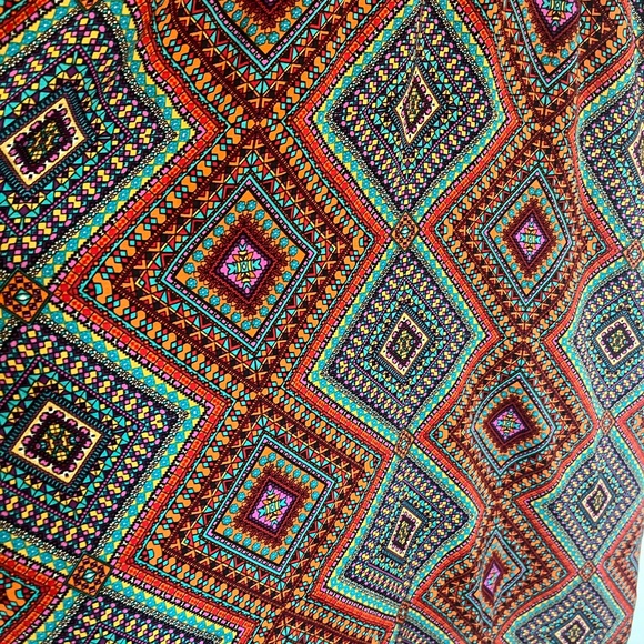 Vibrant sleeveless boho long dress - Picture 6 of 6